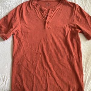 L.L. Bean Lakewashed Short Sleeve Henley